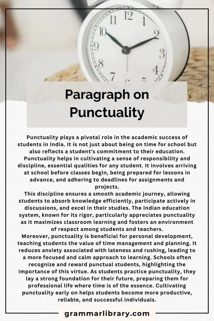Paragraph on Punctuality