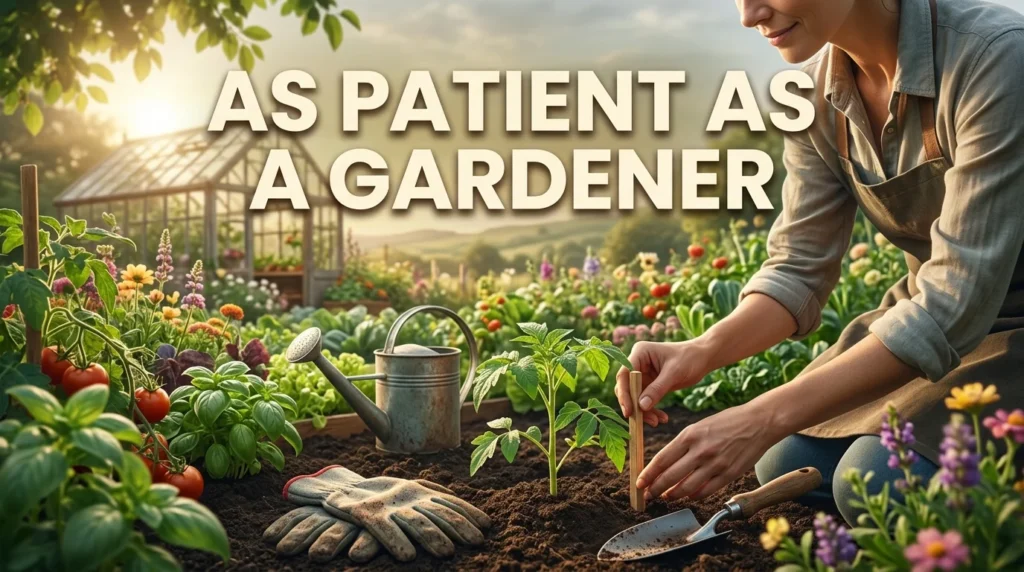 As patient as a gardener