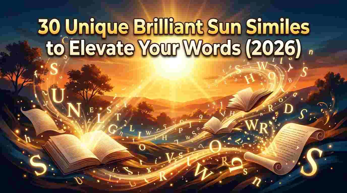Unique Brilliant Sun Similes to Elevate Your Words (2026)