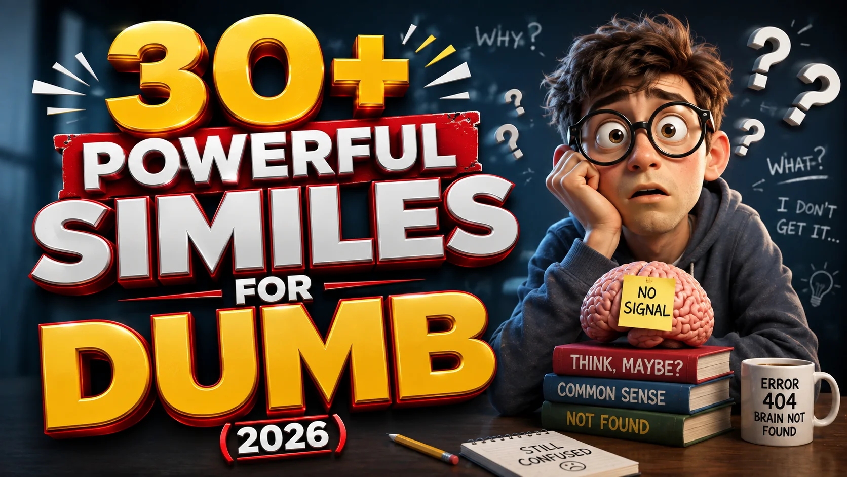 Powerful Similes For Dumb