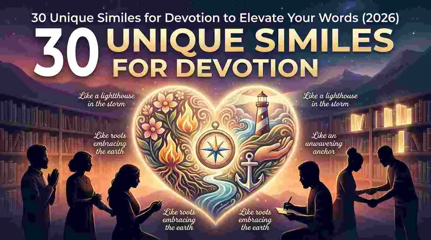 Unique Similes for Devotion to Elevate Your Words (2026)