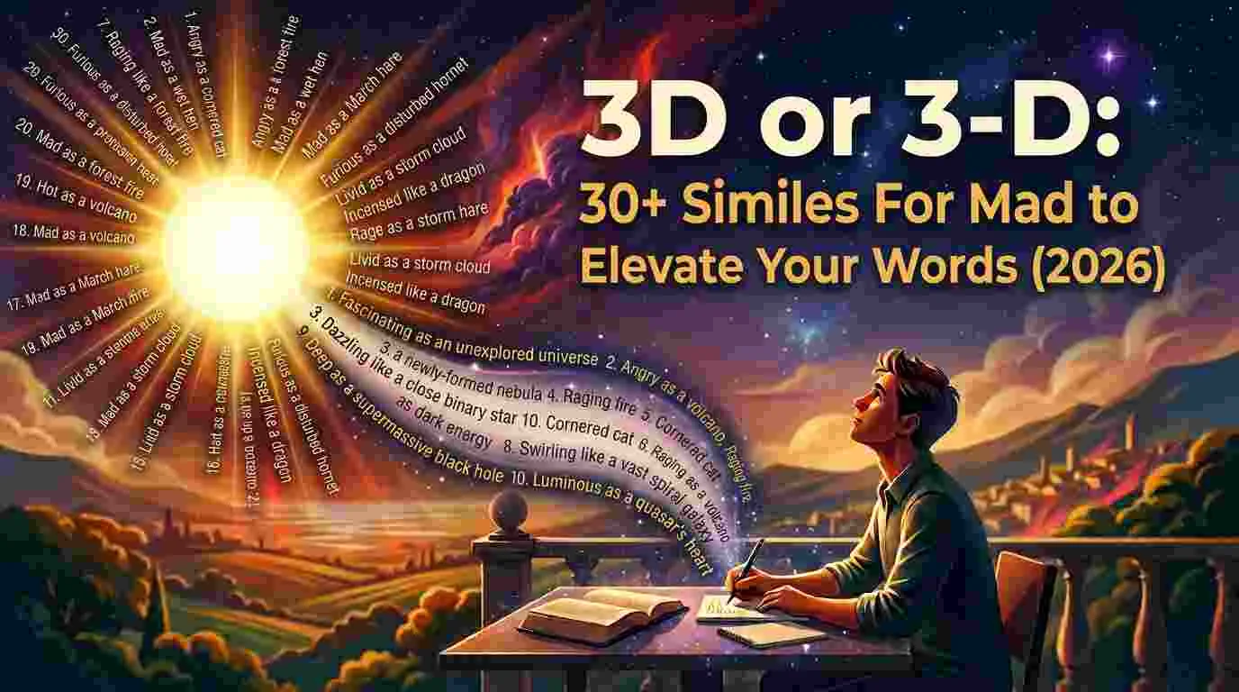 Similes For Mad to Elevate Your Words (2026)