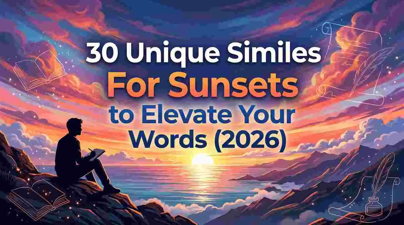 Unique Similes For Sunsets to Elevate Your Words (2026