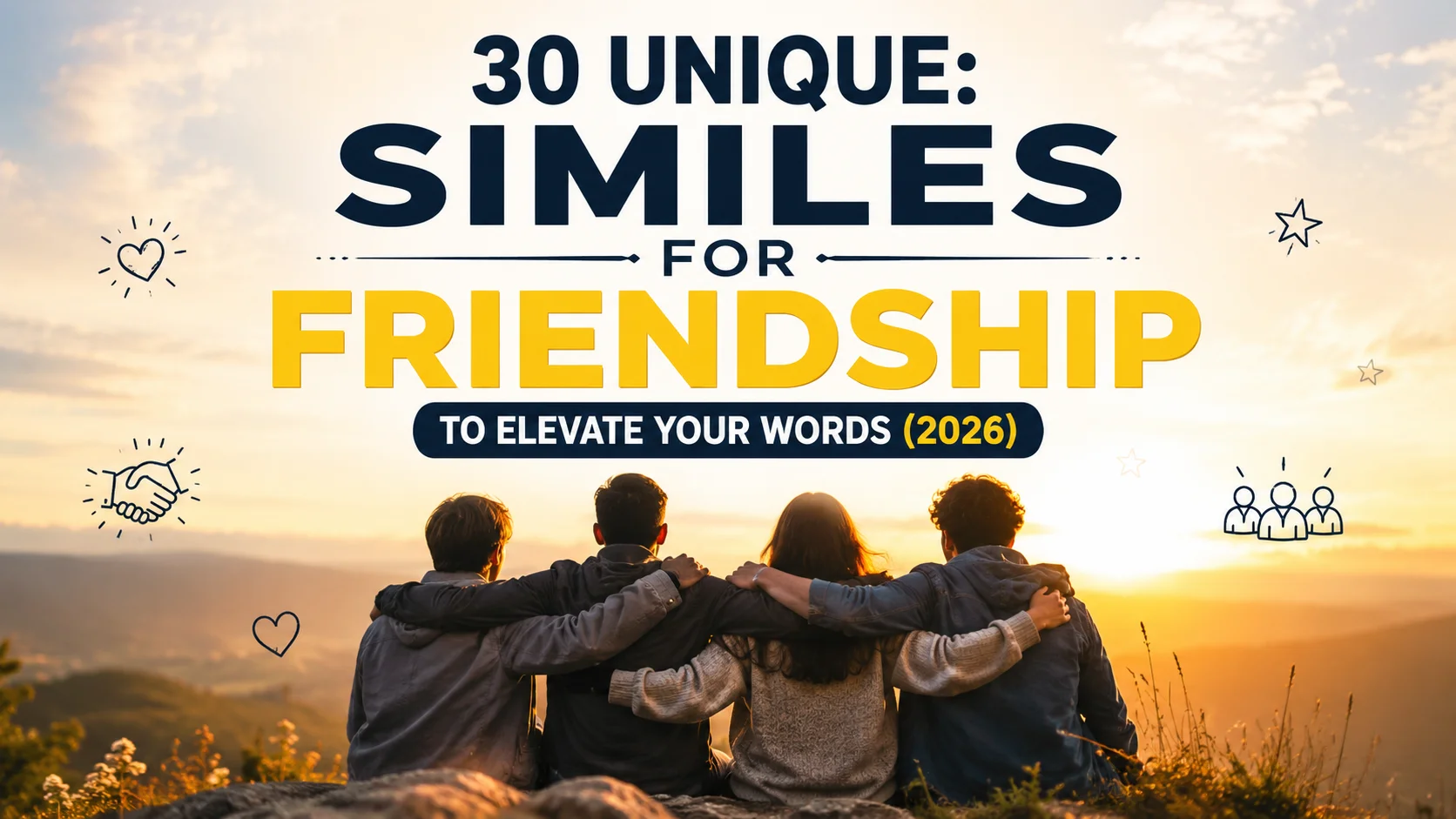 Unique Similes for Friendship to Elevate Your Words