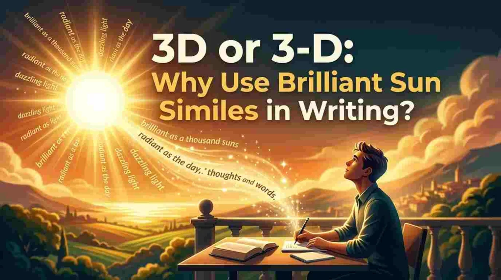 Definition of Brilliant Sun Similes