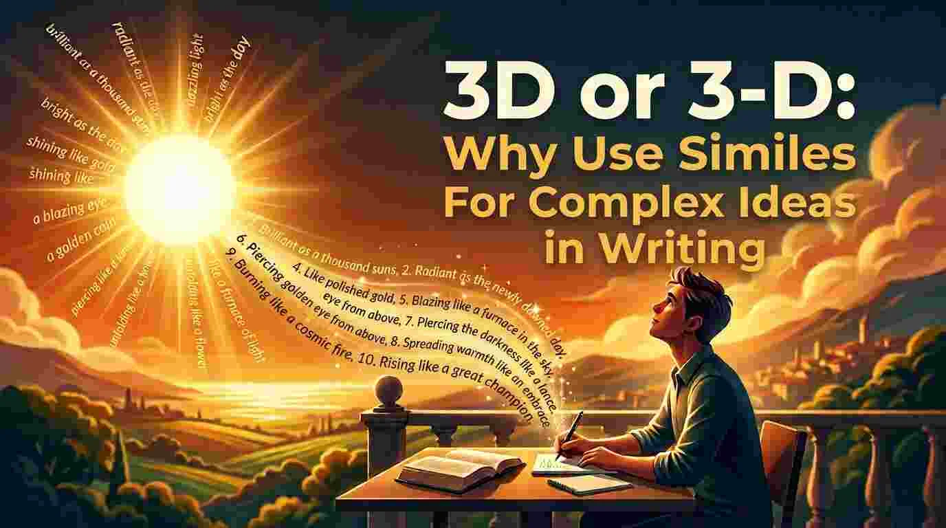 Why Use Similes For Complideas ex in Writing