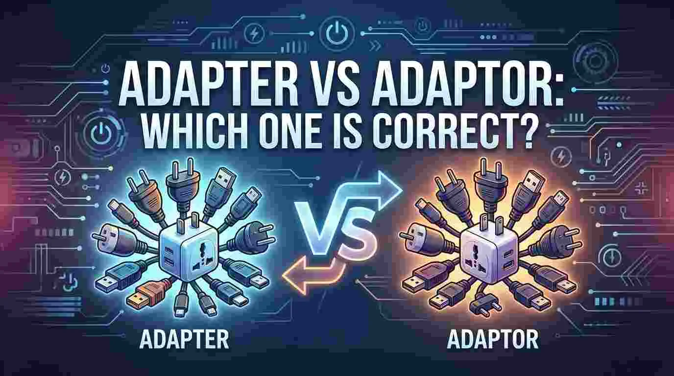 Adapter Vs Adaptor: Which One is Correct?