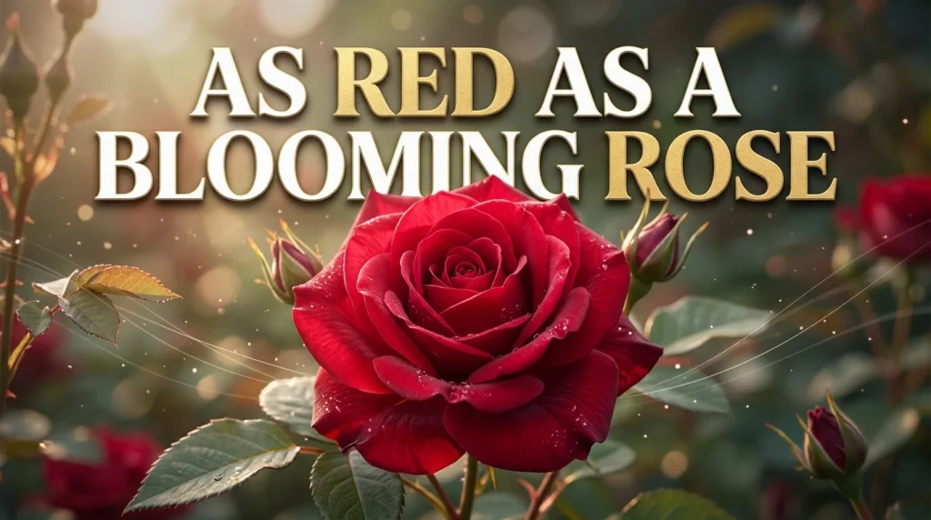 As Red as a Blooming Rose