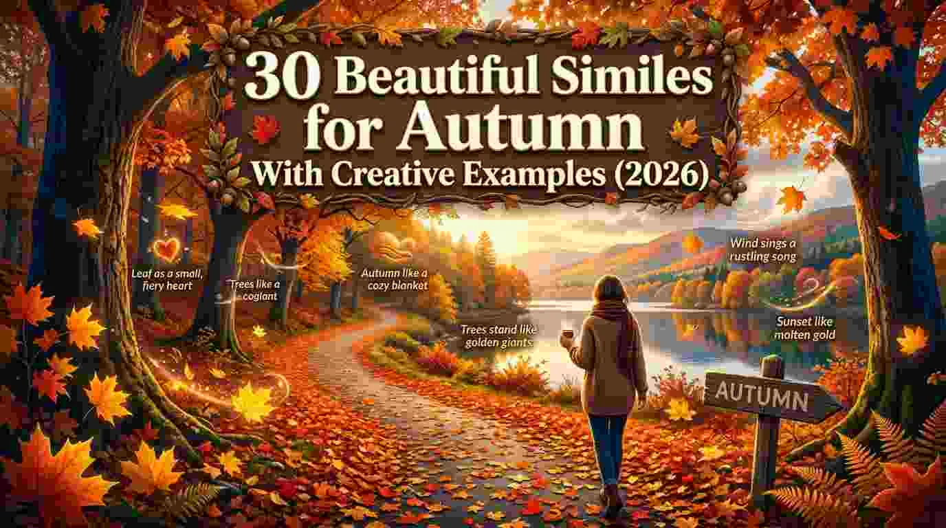 Beautiful Similes for Autumn