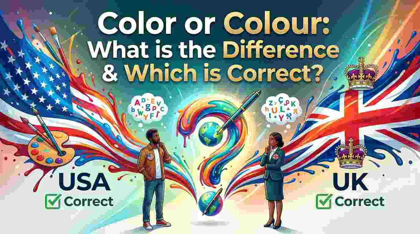 Color or Colour: What is the Difference & Which is Correct?