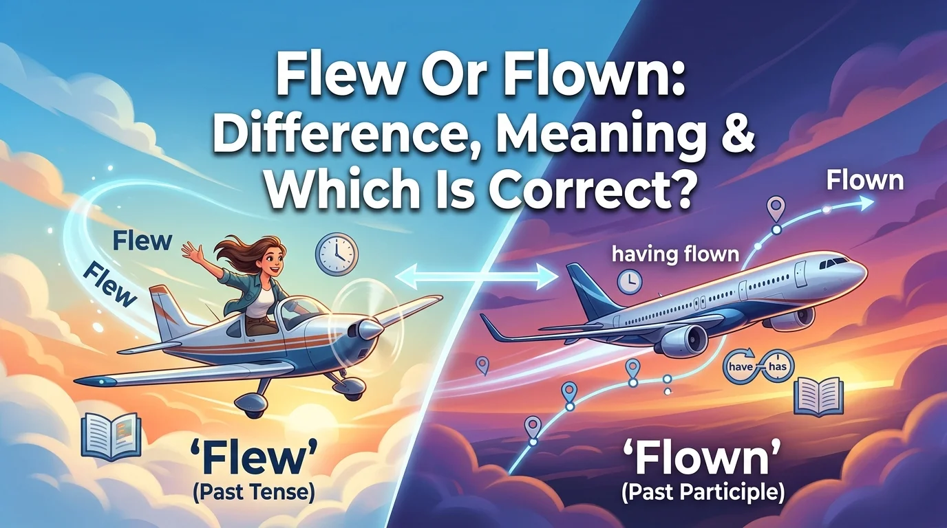 Flew Or Flown