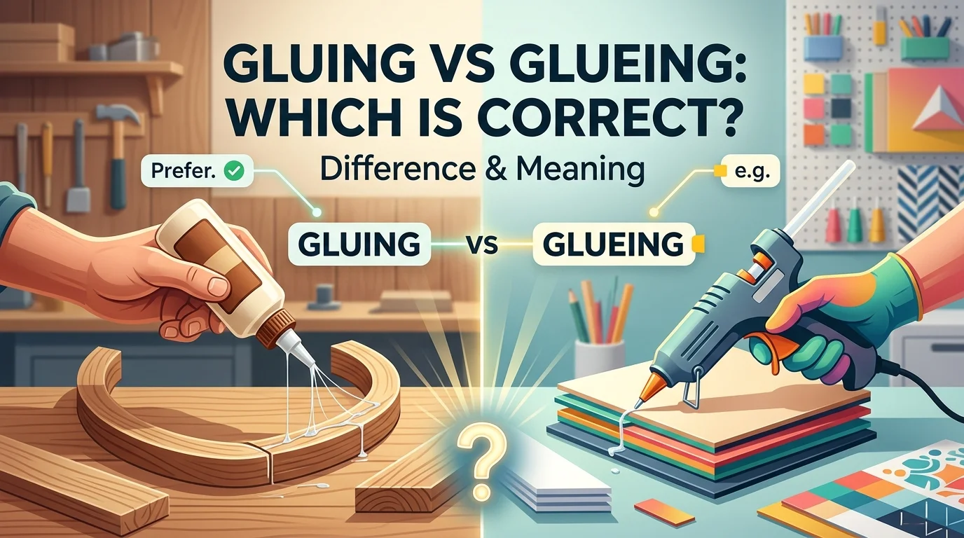 Gluing Vs Glueing