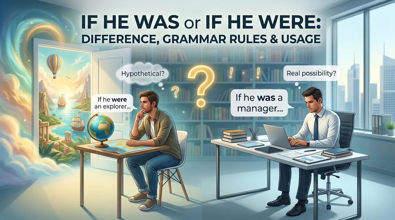 If He Was or If He Were