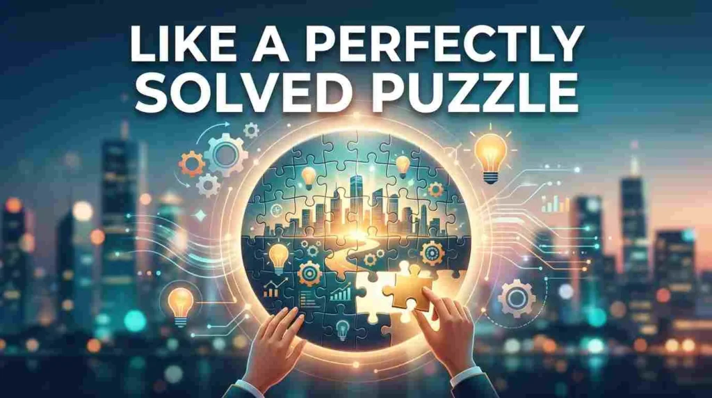 Like a perfectly solved puzzle