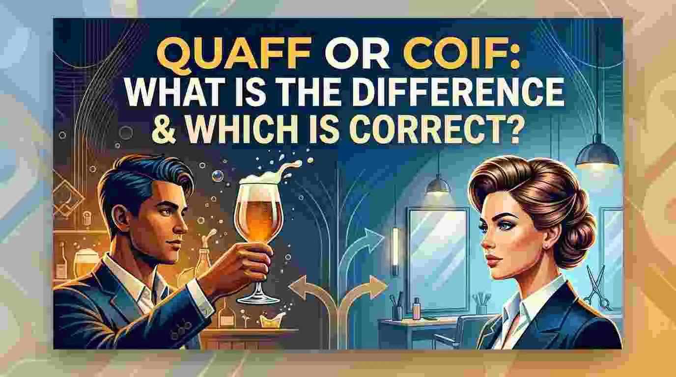 Quaff Or Coif: What Is the Difference & Which Is Correct?