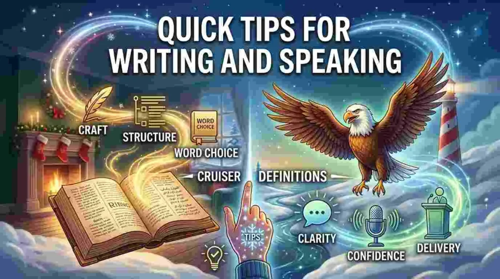 Quick tips for writing and speaking