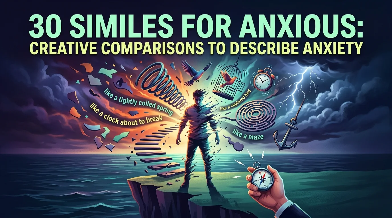 Similes for Anxious