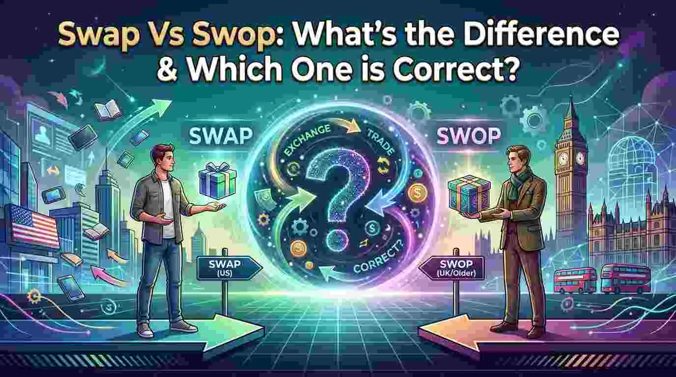 Swap Vs Swop: What’s the Difference & Which One is Correct?