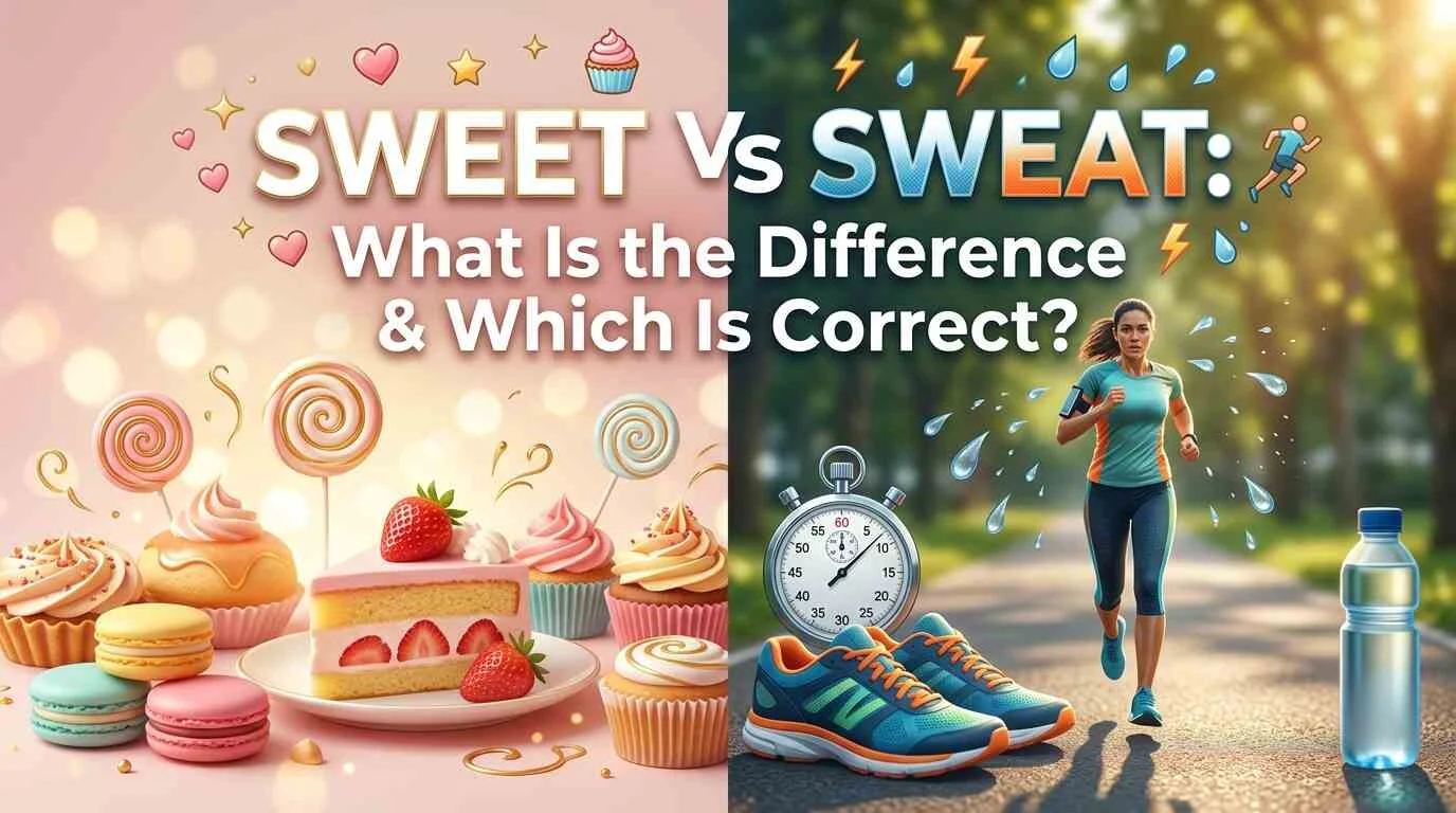 Sweet Vs Sweat: What Is the Difference & Which Is Correct?