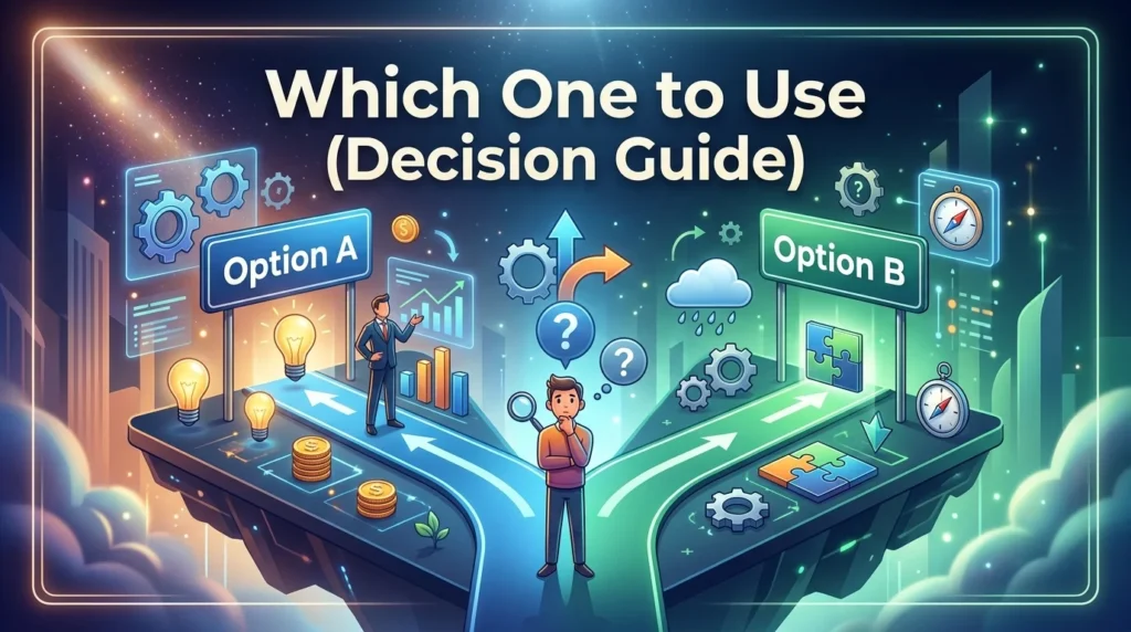 Which One to Use (Decision Guide)