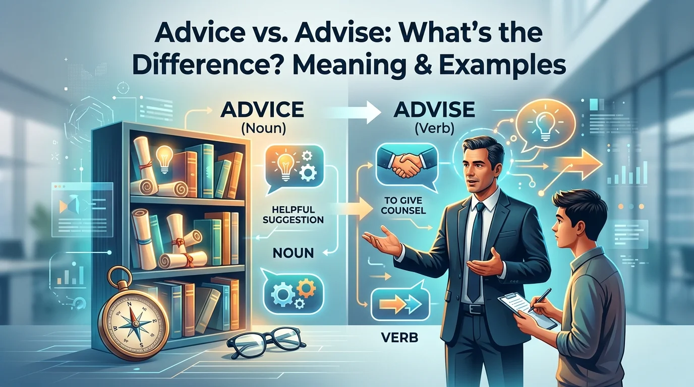 Advice vs. Advise
