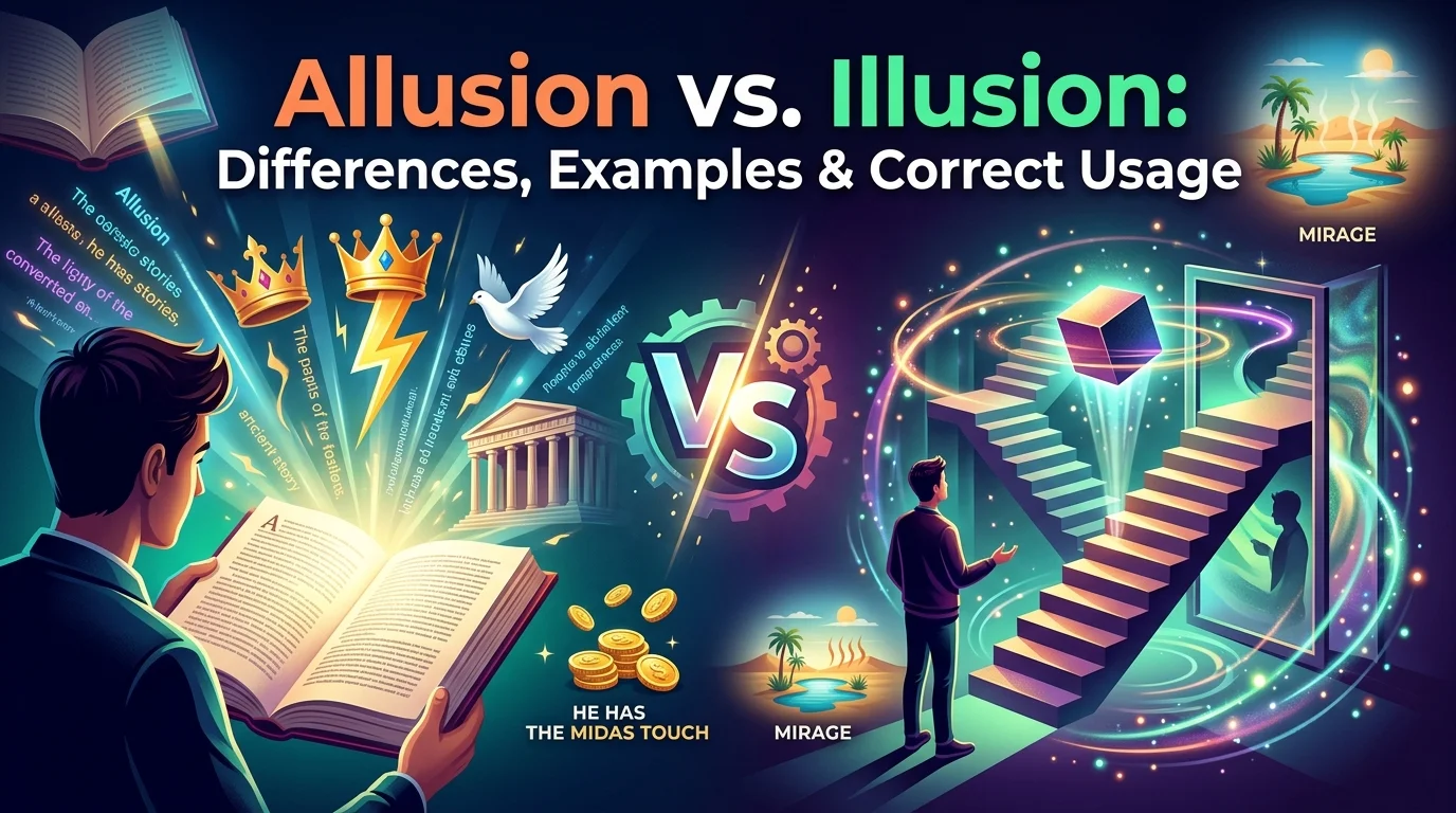 Allusion vs. Illusion