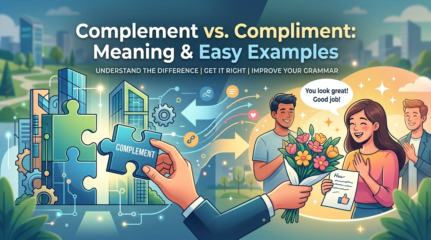 Complement vs. Compliment