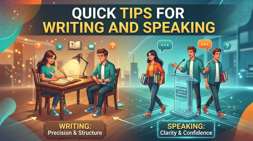 Quick Tips for Writing and Speaking