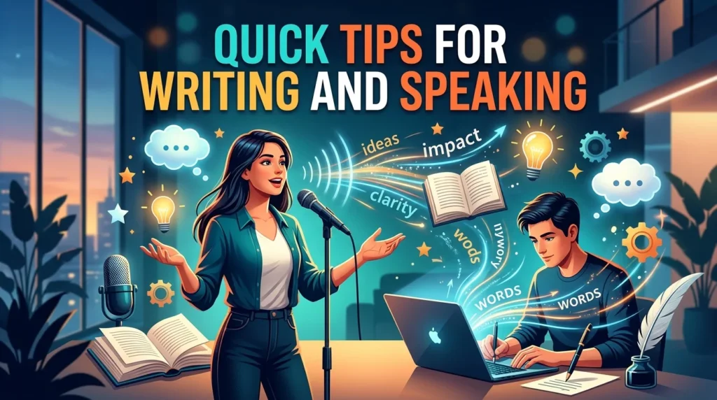 Quick Tips for Writing and Speaking