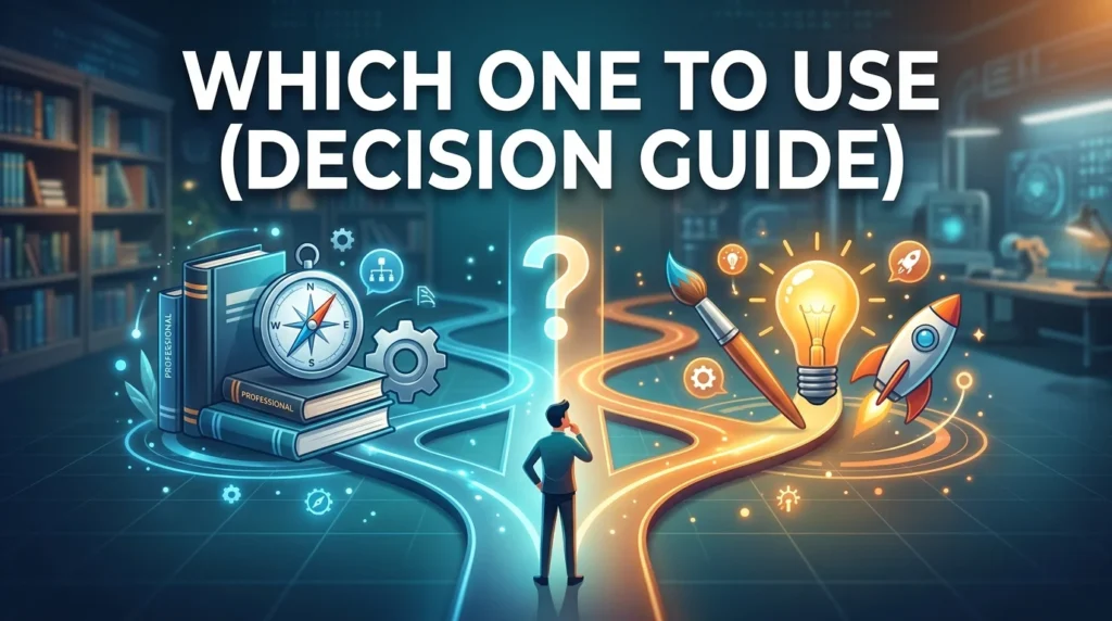 Which One to Use (Decision Guide)