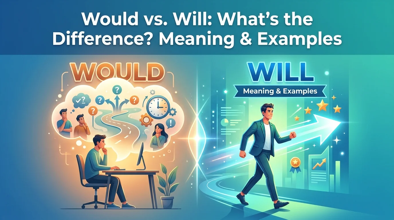 Would vs. Will
